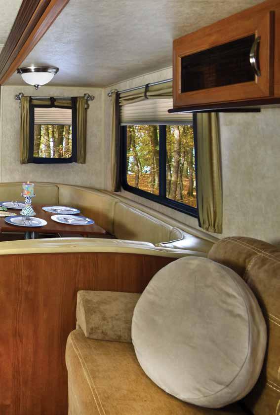 SALEM 27DBUD FAMILY FRIENDLY TOWABLE UNIT INTERIOR SHOWN IN MEADOW TOWABLE COMFORT