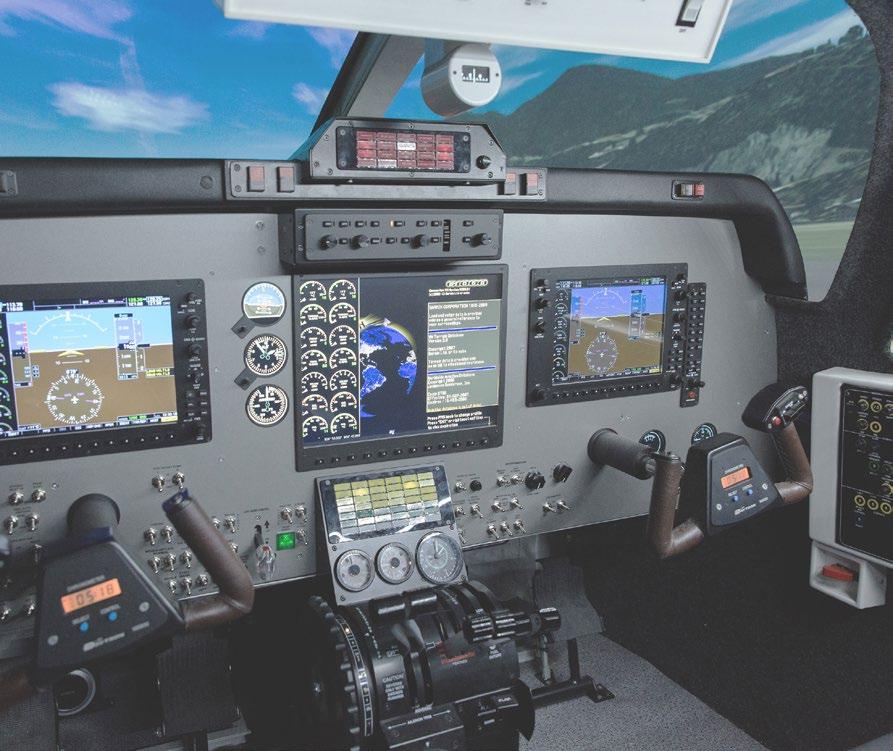 KA C90/B200/350 It is the fixed base simulator of commercial turboprop multi-crew aircraft. The simulator meets all the requirements determined for EASA CS-FSTD(A) FNPTII +MCC level.