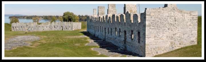 3. Crown Point State Historic Site 14 miles from BHC Across the Champlain Bridge in New York are the ruins of the French-built Fort St.