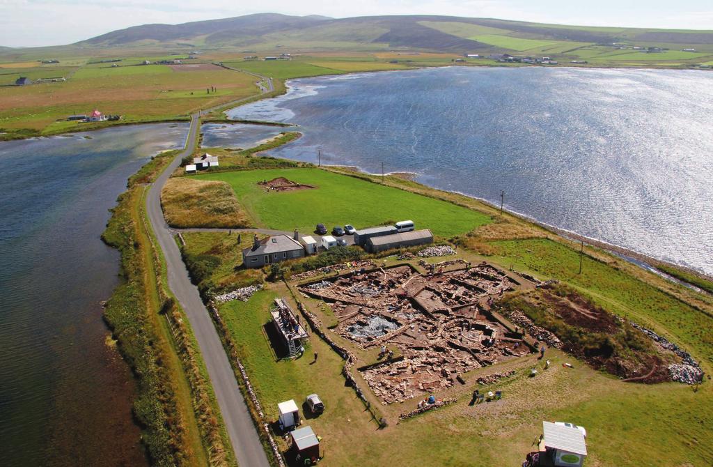 Stone Age Mecca. The Ness of Brodgar was strategically located, occupying the width of a narrow isthmus between two lochs, on Orkney s Mainland Island. whole of the islands in general.