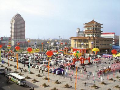 Commercial Area of Chifeng Downtown Transportation Chifeng possesses convenient transportation and obvious advantages.