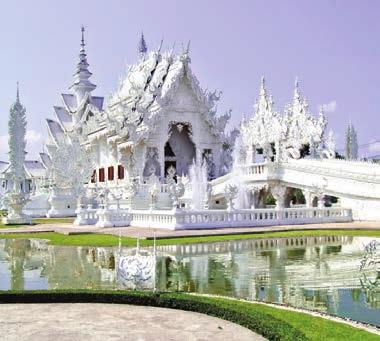 4. White Temple White is the only colour you ll find at Wat Rong Khun in Chiang Rai.