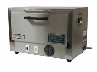 without moisture and will not dull sharp intruments, and can be used to dry wet packs or as a back-up sterilizer in your practice MP 8001 Model 200 (Two Trays) MP 8002 Model