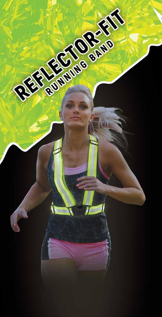 Stay safe on your next jog or bike ride with the XIT Reflector-Fit Running