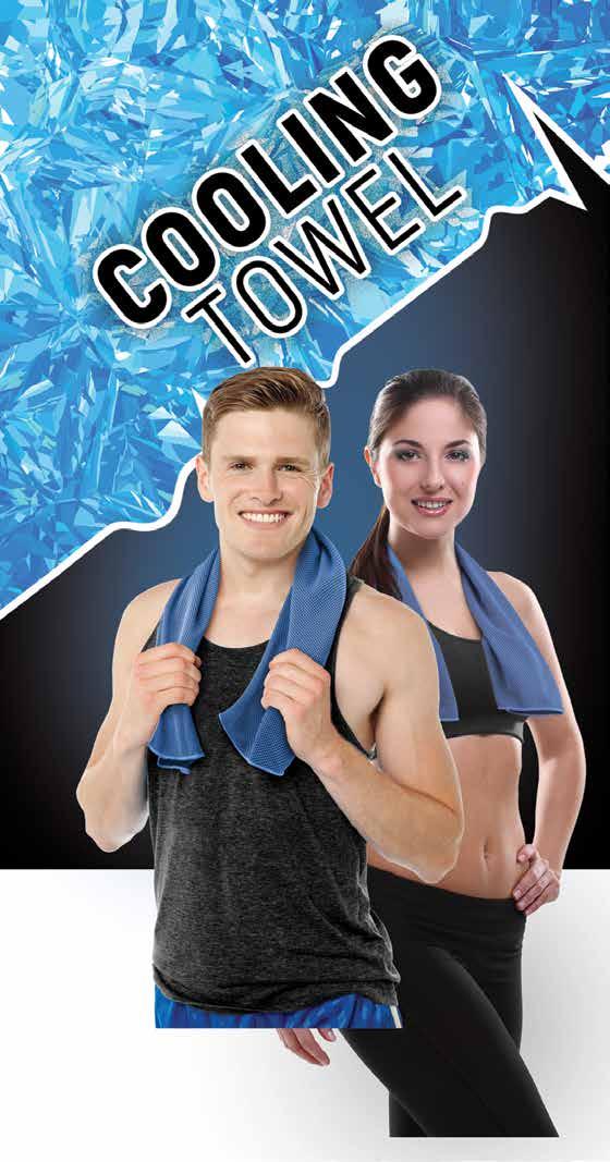 The XIT Cooling Towel is designed to keep you comfortable in the heat or to cool off during sports.
