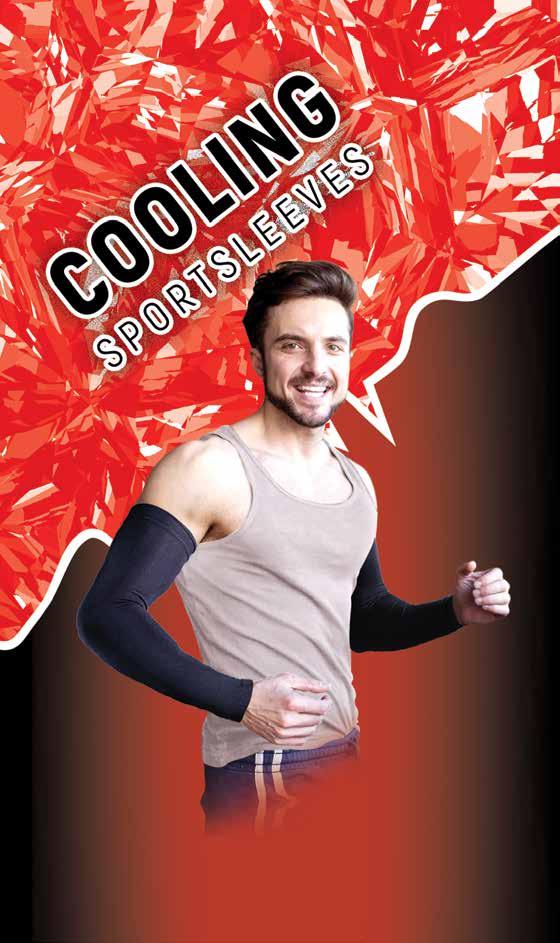 DELIVERS EFFECT COOLING A REFRESHING Stay cool during your next workout with the