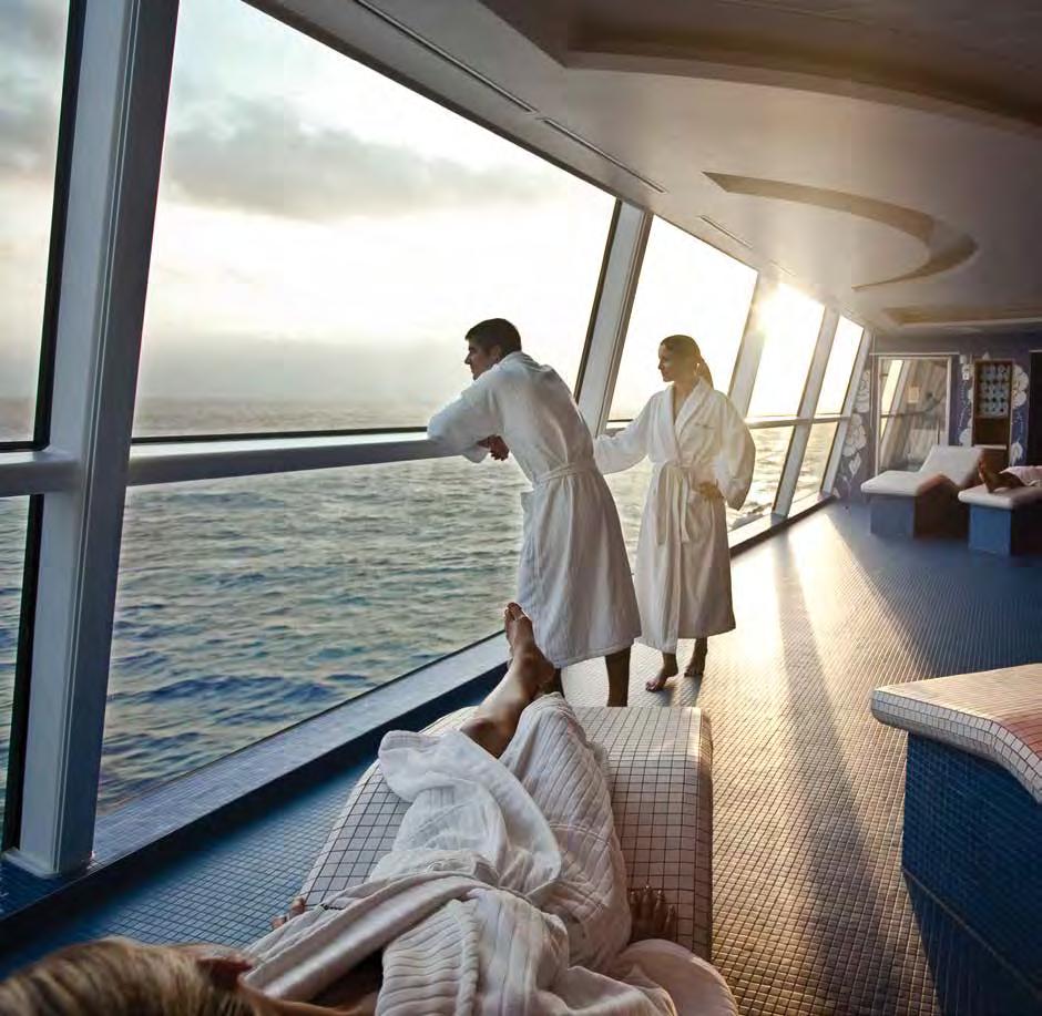 7 onboard activities spa & fitness 8 Experience a new you with Celebrity Life and a spa that s heaven at sea.
