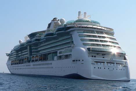 Gross Tonnage 138,000 tons Guest Capacity 3,114 Entered Service 1999 Radiance Class Adventure of the seas Gross Tonnage 138,000 tons Guest Capacity 3,114 Entered Service 2001 Navigator of the seas