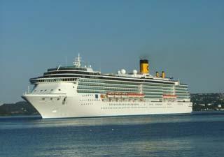 Costa Mediterranea Gross Tonnage 85,619 tons Guest Capacity 2,680 Entered