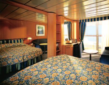 Balcony: 4 sq m Family Ocean View Stateroom Stateroom: 25