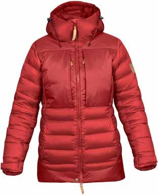 Keb Expedition Down Jacket (women & men) This technical winter trekking or ski touring jacket is made from light, recycled polyamide with fluorocarbon-free impregnation.