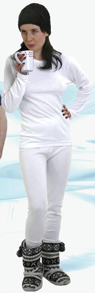 Ladies Poly-Vee Long Pants Code: XPV5 Sizes: XS - XL Features & Benefits Our Poly-Vee range of thermals are manufactured from the softest viscose which is blended with strong, durable polyester.