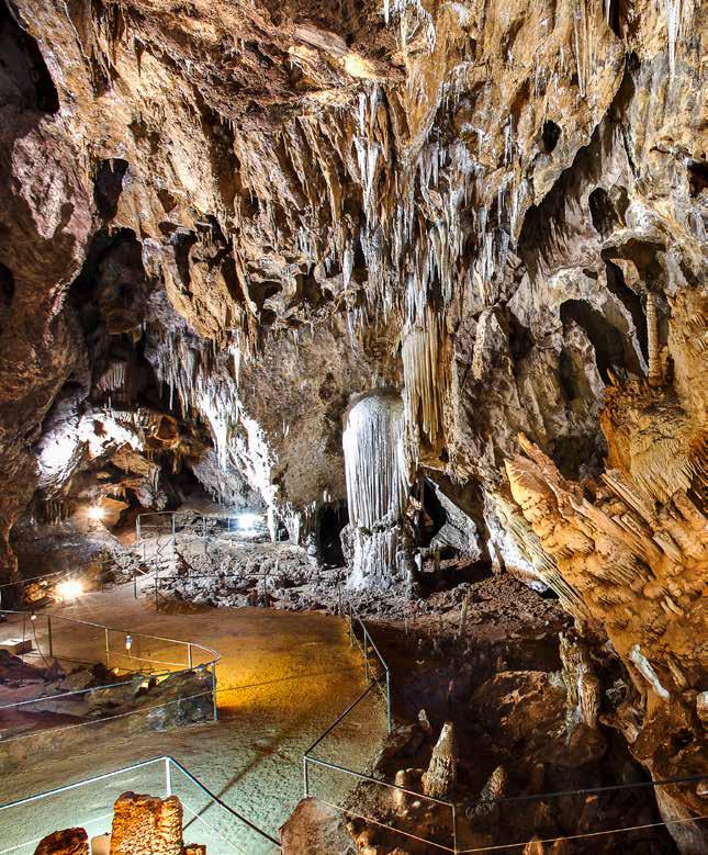 GROTTE IS ZUDDAS Distance: 35 km Travel Time: 40 mins The Is Zuddas caves with its entrance on the side of Monte Meana, 236 m above the sea level, are situated 6 km away from Santadi.