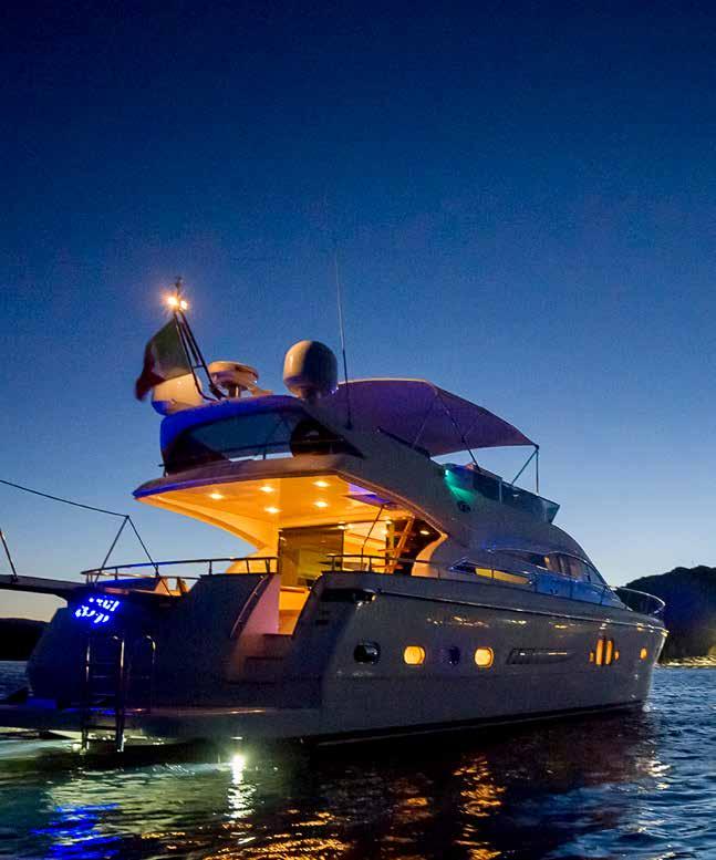 YACHT EXCURSION A private yacht is available to charter offering the chance to set