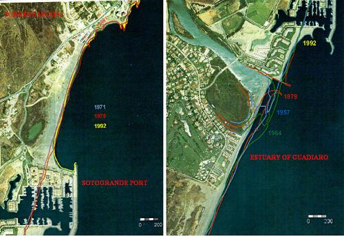 Moreover, during the summer, when the level of water in the Guadiaro is the lowest, the spit bar in the mouth closes the estuary, thanks to wave action, and it increases the eutrophication in the
