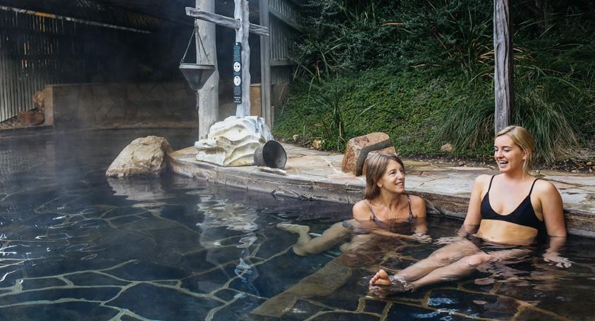 your journey to relaxation starts here The Spa Dreaming Centre at Peninsula Hot Springs is reserved for guests 16 years and over where the emphasis is on tranquil spaces, private baths, communal