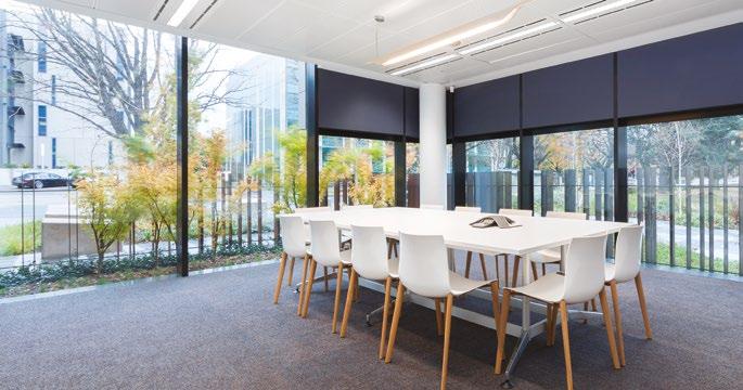 M6 DESCRIPTION With two walls of floor to ceiling windows, located along the Northwest corner of Dialogue, this beautiful room enjoys natural light and features: Floor to ceiling windows 65 LED / LCD