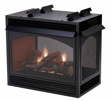 Vent-Free Fireplaces and Fireboxes Vail Vent-Free Fireplace Systems At 99.9-percent efficient, the 38,000 Btu Vail vent-free system is the ultimate supplemental heat source for any home.