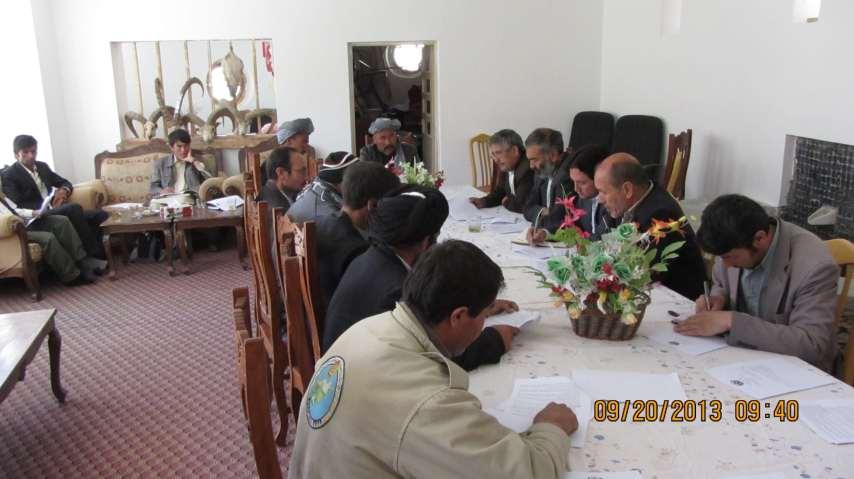 Band-e-Amir Protected Area Committee (BAPAC) meeting
