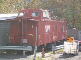 Caboose at Duffield The visitor center in Big Stone Gap was once a private rail car used by the president of the railroad and is