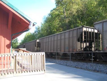 A few years ago, a proposal was written and funding received to renovate the old depot in Appalachia but when it was determined that a live track was located nearby, all work was stopped.