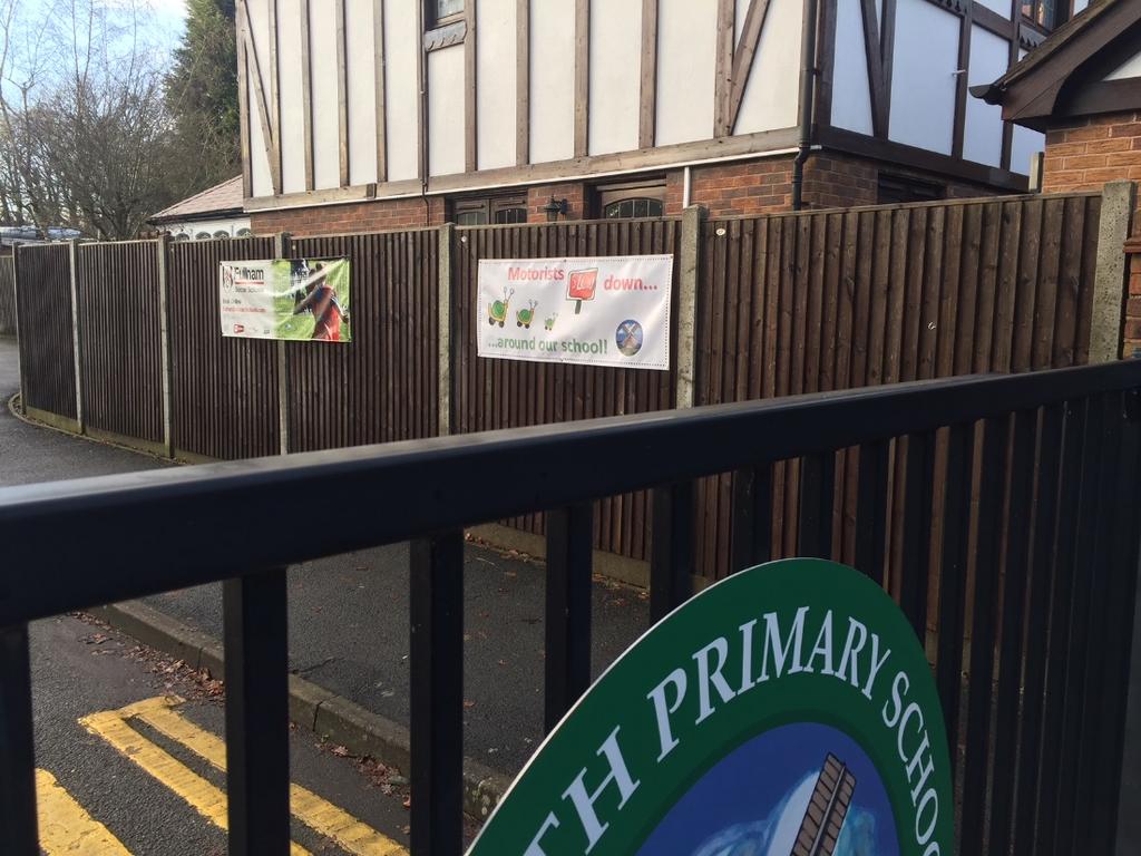 Tadworth Primary speed awareness posters and banners Following a successful children s