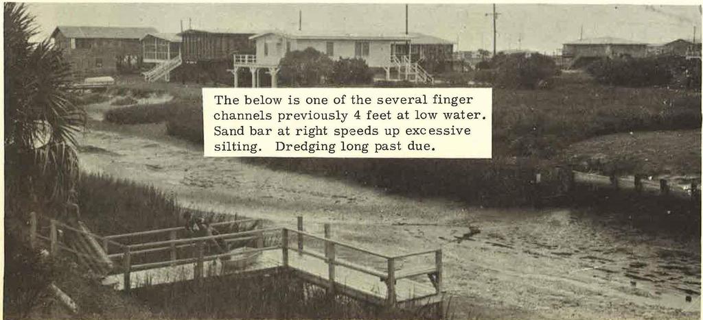 As early as 1971 property owners called for dredging some finger canals A 1971 flyer called for dredging finger