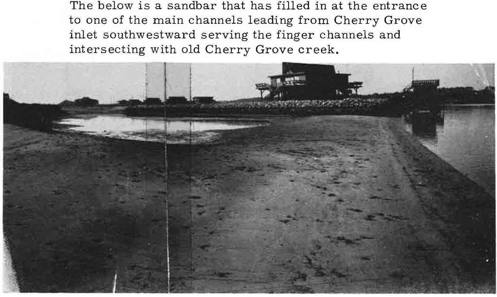 Property owners also called for dredging parts of minor channel 1971 flyer shows sand buildup in