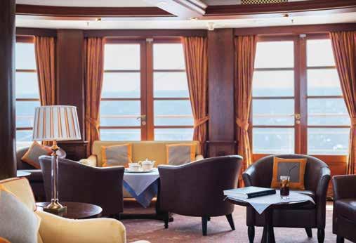 Panorama Lounge Standard Suite Dining on deck Your Day to Day Life On Board On board the MS Caledonian Sky, you will not find endless entertainment, round the clock buffets and the people management