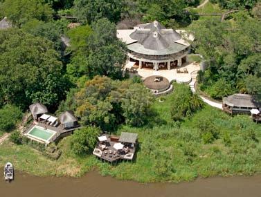 the Zambezi River, in the heart of Mosi-Oa-Tunya National Park.