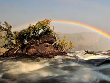The Victoria Falls First described to Europe by