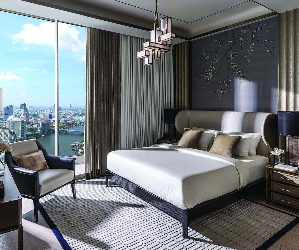 Residences at Mandarin Oriental Eight Residences around the world Provide one-off branding fees and