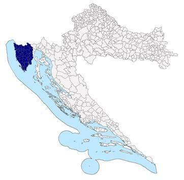 3. PODACI O LOKACIJI I OPIS LOKACIJE ZAHVATA 3.1. OSNOVNI PODACI O LOKACIJI ZAHVATA 3.1.1. Administrativno-teritorijalni obuhvat zahvata Istarska županija, upravno-teritorijalna jedinica na zapadu Republike Hrvatske, 2.