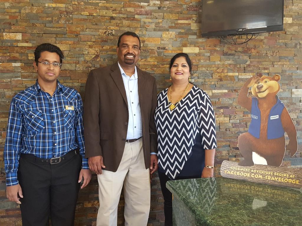 our Business of the Month. The Travelodge, a family motel is owned by Ganga and Prem Dharam, originally from the Fiji Islands, they now live in Midland, Texas.