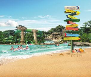 50% OFF 2nd Adult One-Day Ticket to Adventure Cove Waterpark Valid till 31 May 2017 Present NTUC Card and printed/e-coupon at ticketing counter to enjoy the privileges Valid for onsite purchase of