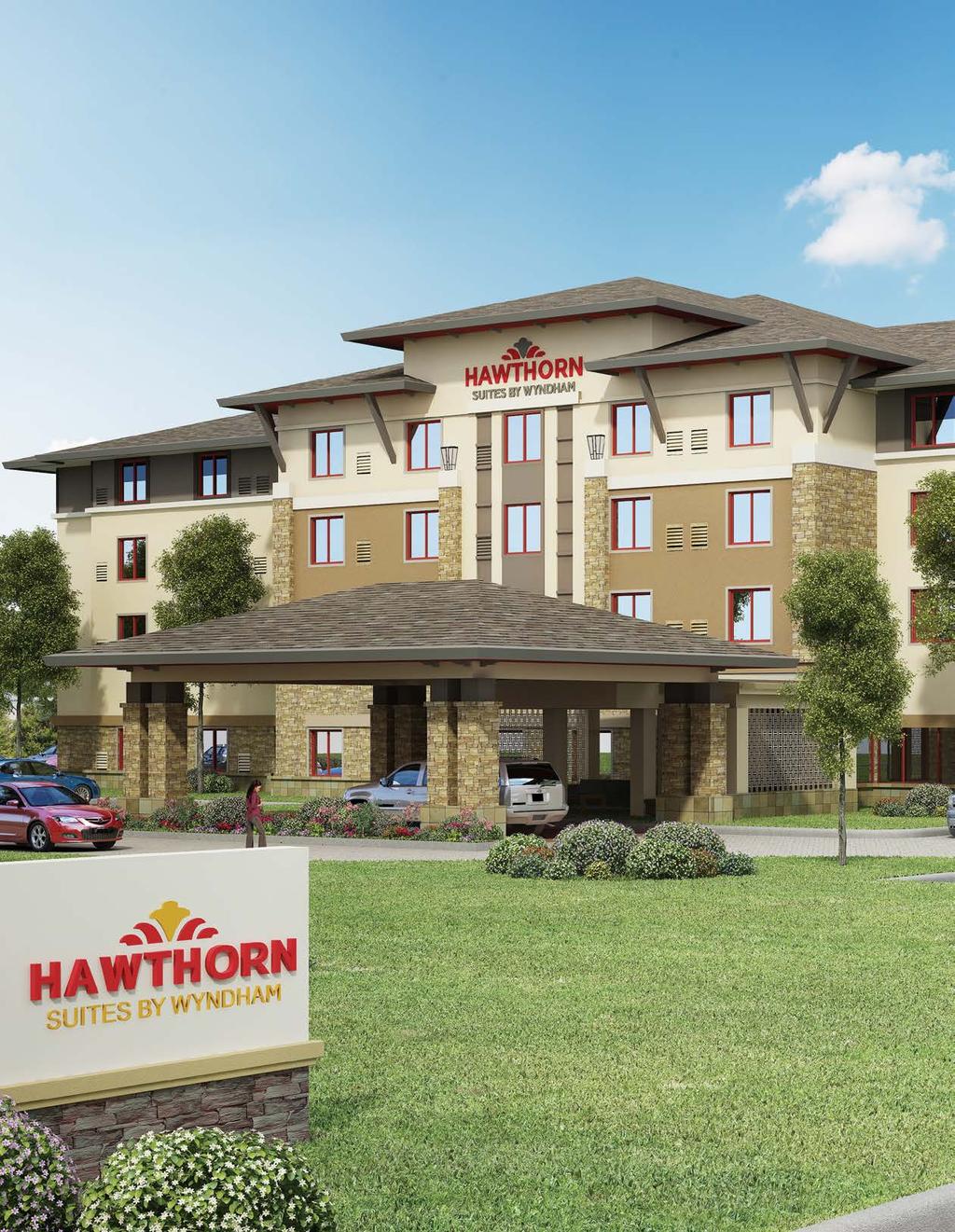 A BRAND WITH STAYING POWER HAWTHORN SUITES BY WYNDHAM IS THE EXTENDED-STAY BRAND WITHIN THE WYNDHAM REWARDS FAMILY.