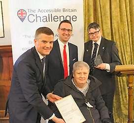 FANTASTIC NEWS The Corporate Disability Access Forum (CDAF) a council led partnership of over 20 disability organisations across Cheshire West and Chester was the winner in the Improved Mobility