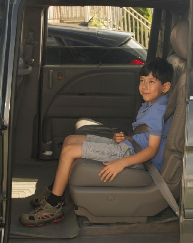 How a booster seat works: a photo story This child looks