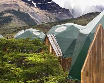 sleep in the warm and comfortable accommodation domes.