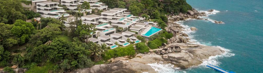 HOST VENUE - KATA ROCKS Kata Rocks is a spectacular collection of 34 luxurious oceanfront Sky Villas, set between two of Phuket s beautiful beaches - with its own pontoon, spa, gym, wine cellar, and