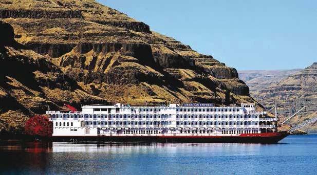 RIVER CRUISING ALONG THE COLUMBIA & SNAKE RIVERS THE ORIGINAL AMERICAN VACATION IF BOOKED BY MAR.