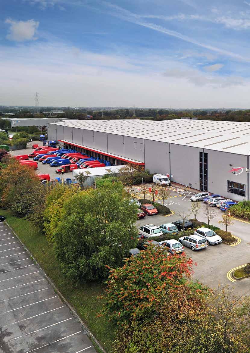 INVESTMENT SUMMARY Prime distribution unit situated adjacent to junction 9 of the M62 motorway on the established industrial location of Winwick Quay, Warrington Developed in 1990 the building