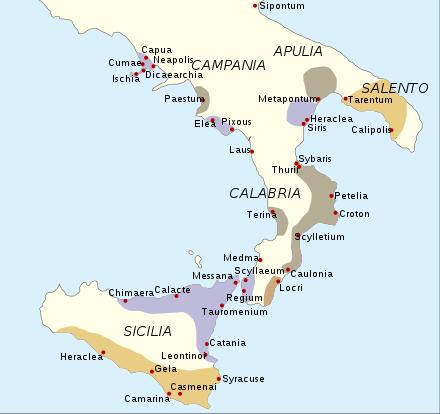 The land and peoples of Italy The Greeks settled in southern Italy, giving the Romans their alphabet and artistic models for, and.