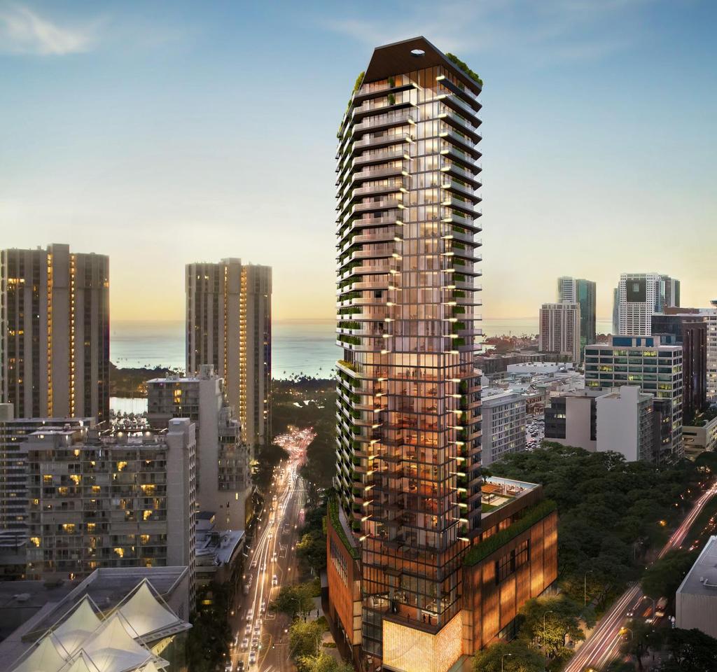 New Project Mandarin Oriental, Honolulu (Management contract) 125-room luxury hotel and 107