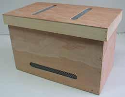64 D. Travelling Box BS Only a simple plywood box with plenty of ventilation