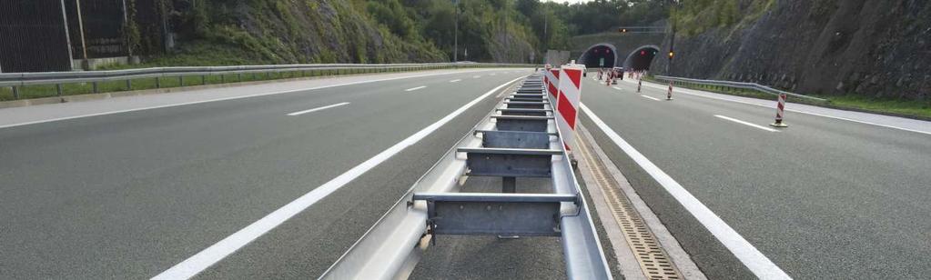 REFERENCES PROJECTS IN CROATIA: Motorway A8 and A9 Istrian Y Phase 2a (95 km of motorway) Road marking works Guardrail installation Works on concrete elements of drainage Motorway A1 -