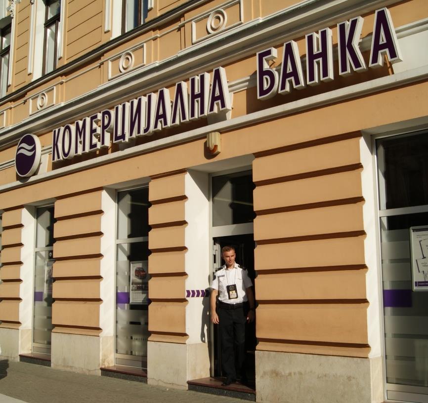 26 Figure 23: A bank's sign is only in Serbian.