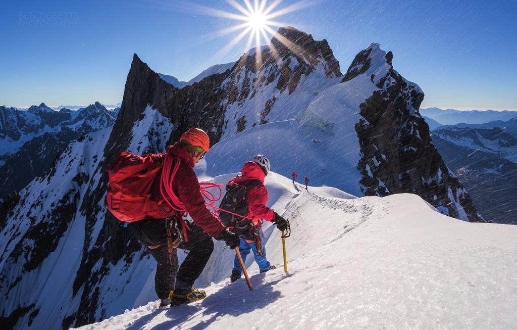 3. Being an alpinist Alpine areas bring people of all nationalities and backgrounds together in one unifying theme to enjoy the mountains.