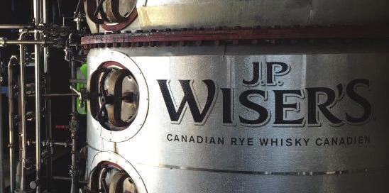 J.P. Wiser s Distillery Experience Tour - Sunday July 22 1 pm & 3 pm, $15 2072 Riverside Drive E, Windsor Experience the story of Canadian whisky and the process of making it, from the grains