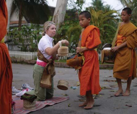 The Journey Buddhism plays an important role in the life of the Lao people.
